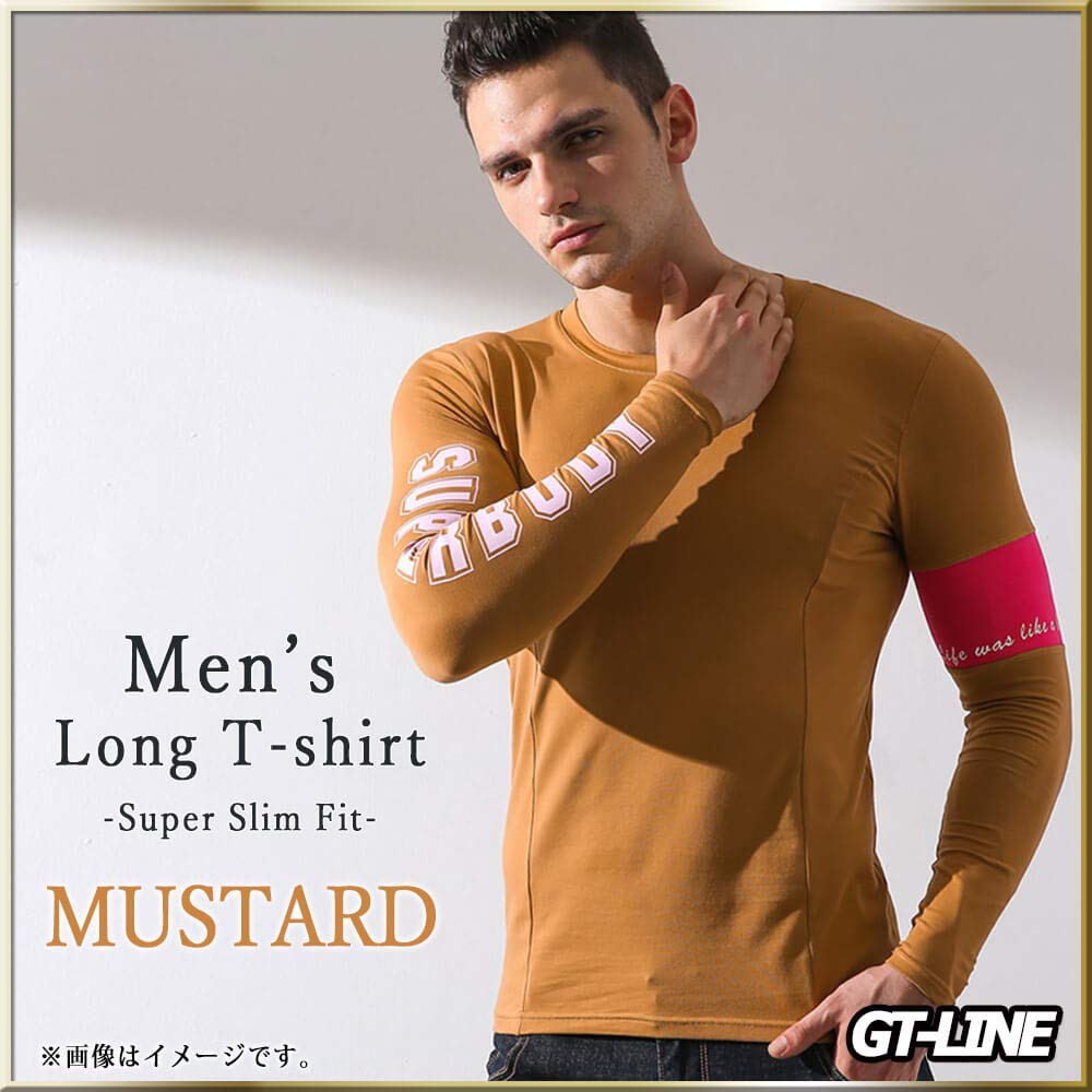 Amazon | スリムフィット ロンT メンズ Tシャツ 長袖 ライン Amazon | スリムフィット ロンT メンズ Tシャツ 長袖 ライン